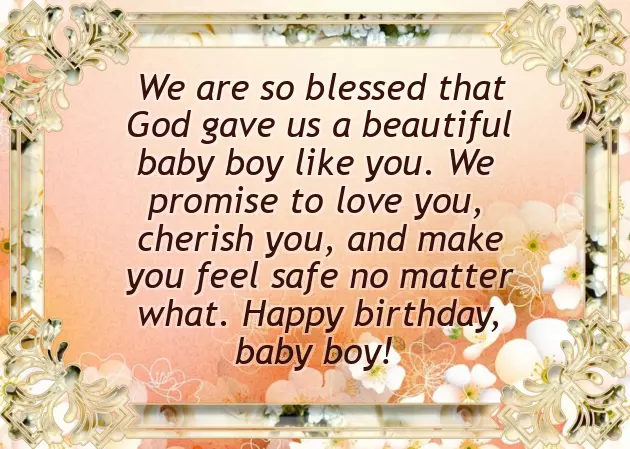 Best Birthday Wishes For Cute Baby Boy