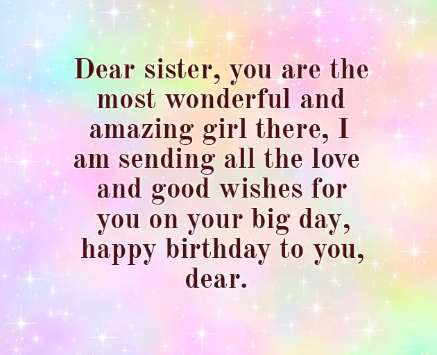 Happy Belated Birthday Sister In Law