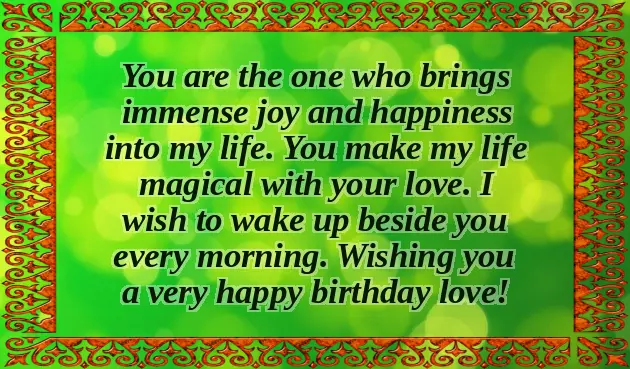 Wishing Birthday To Gf