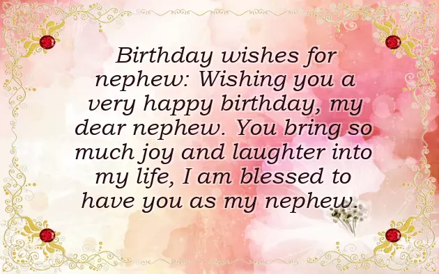 Happy 1St Birthday Wishes For Nephew