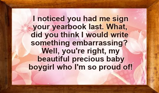 High School Graduation Wishes From Parents