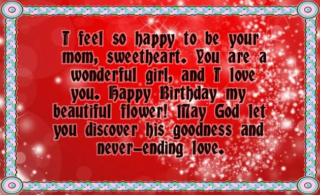 Happy Birthday Wish For Kid Girl