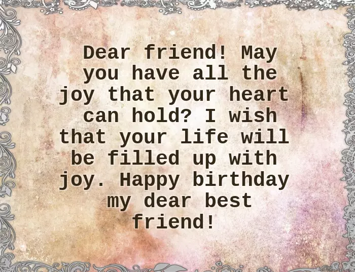 Best Wishes For Female Bestie