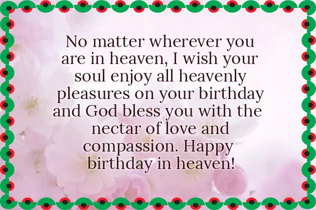 Happy Birthday To Angel In Heaven