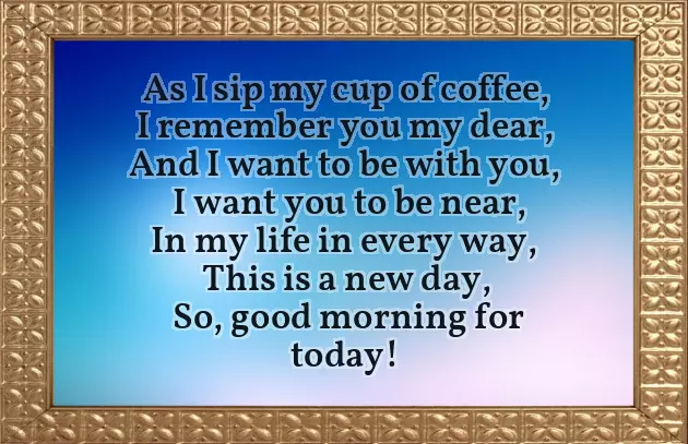 Good Morning Poems For Lovers Good Morning Poems For Lovers