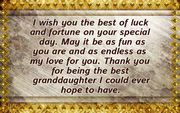 Happy Birthday To My First Granddaughter