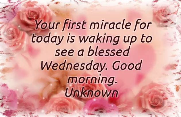 Happy Wednesday Good Morning