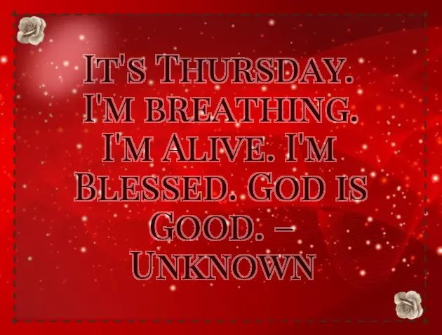 Thursday Morning Greetings Thursday Morning Greetings