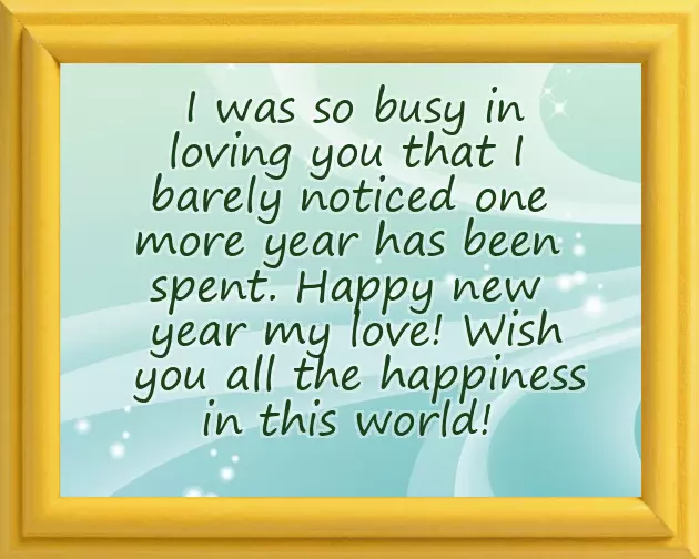 Wish You Happy New Year Message