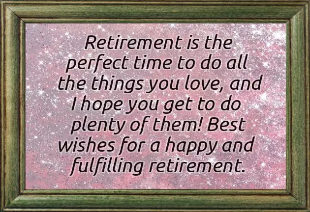 Retirement Wishes For Family Member