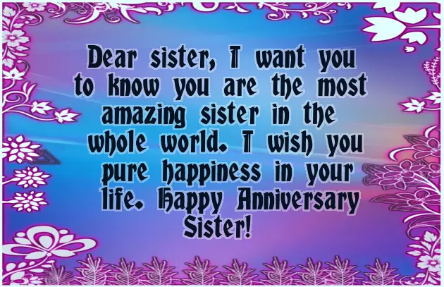 Wedding Anniversary Wishes To My Sister Wedding Anniversary Wishes To My Sister