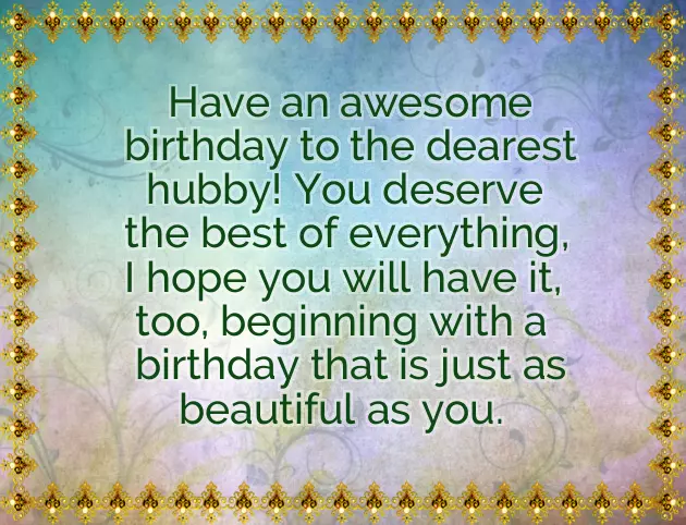 Happy Birthday Wishes For Husband With Name