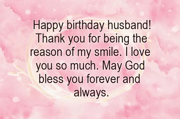 Simple Birthday Wishes Husband