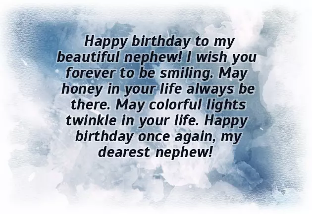1St Birthday Nephew Wishes