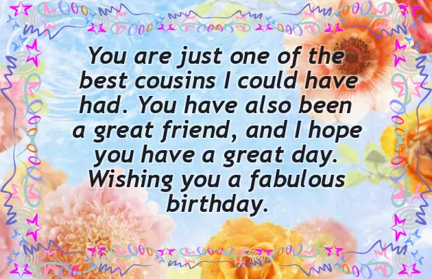 Best Birthday Wishes For Cousin Brother