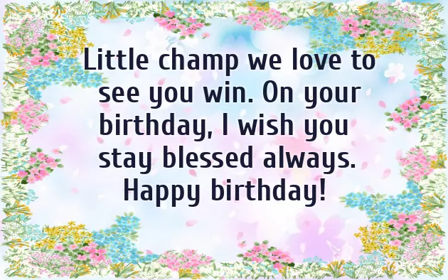 Wish To Birthday Boy