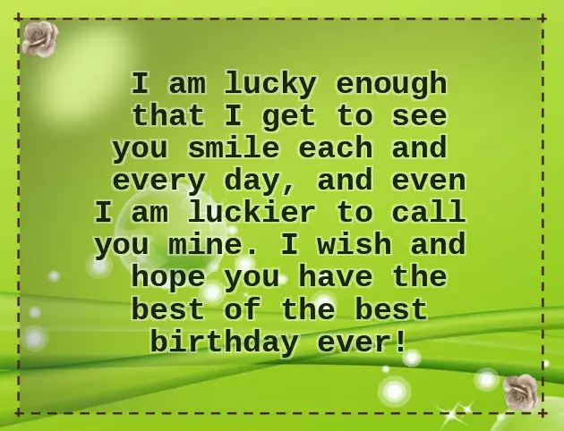 My Wife Birthday Wishes In English