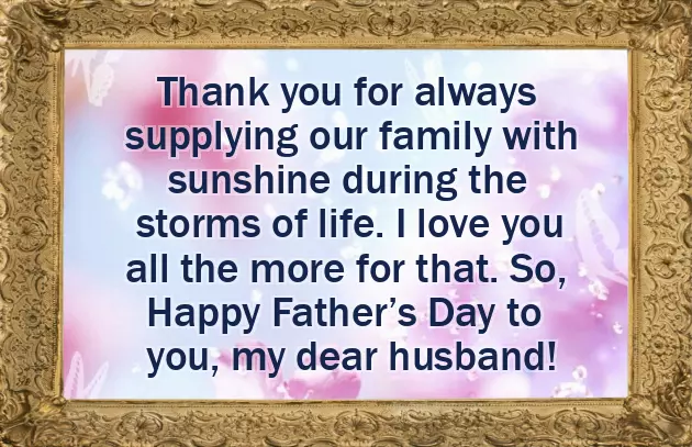 Greetings Fathers Day Husband Greetings Fathers Day Husband