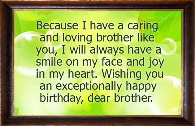 Good Wishes For Birthday Brother