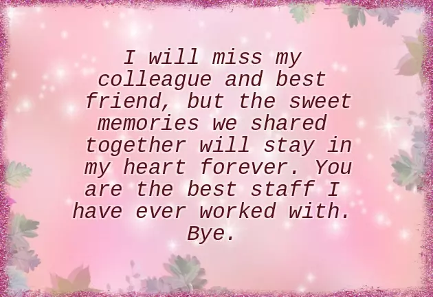 Wish You Good Luck In Your New Job