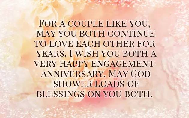 Happy 1St Engagement Anniversary Wishes