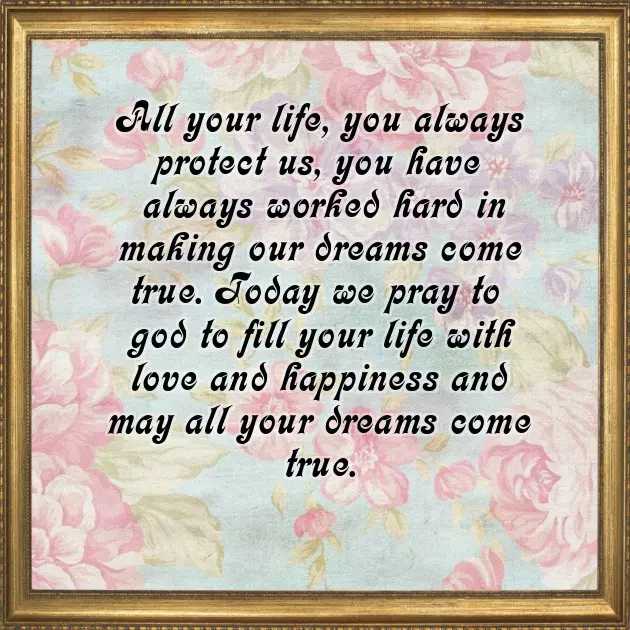 Wishes For Birthday To Father