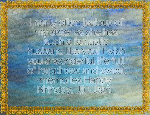 Happy Bday Jiju Wishes