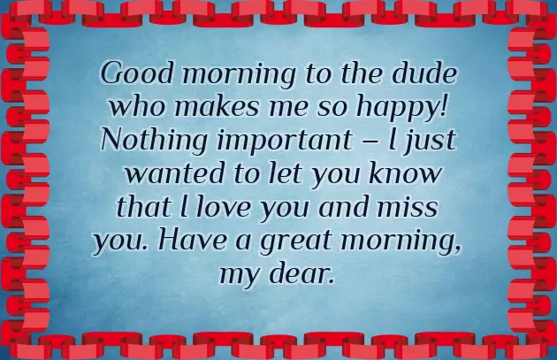 Morning Wish For Boyfriend