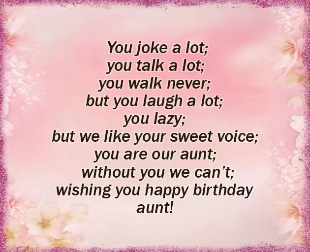 Happy Birthday To A Wonderful Aunt Happy Birthday To A Wonderful Aunt