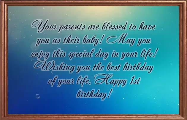 Happy 1St Birthday Wishes To Nephew Happy 1St Birthday Wishes To Nephew