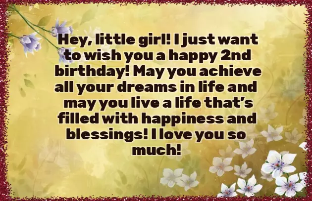 Second Birthday Wishes For My Son