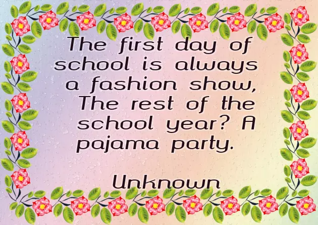 Best Wishes For New School Opening