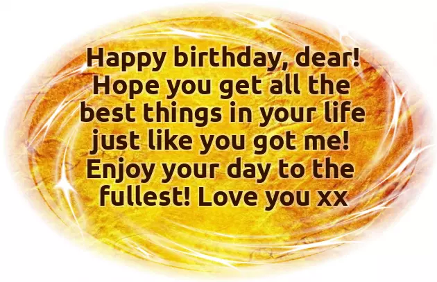 Happy Birthday Wife Status English