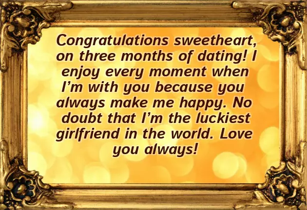 Happy 3 Month Anniversary