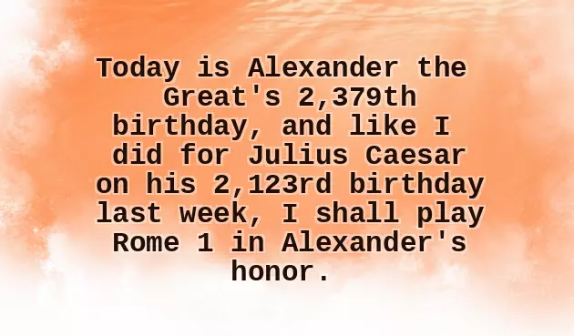 Happy Birthday Alexander