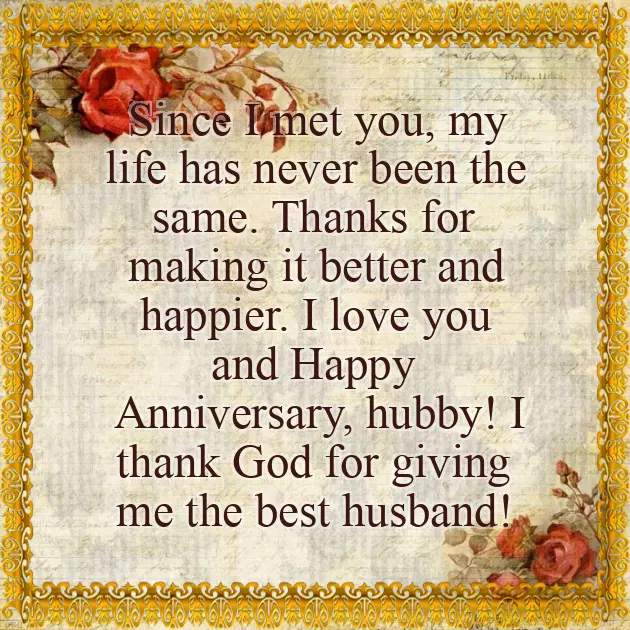 1St Marriage Anniversary Wishes For Husband