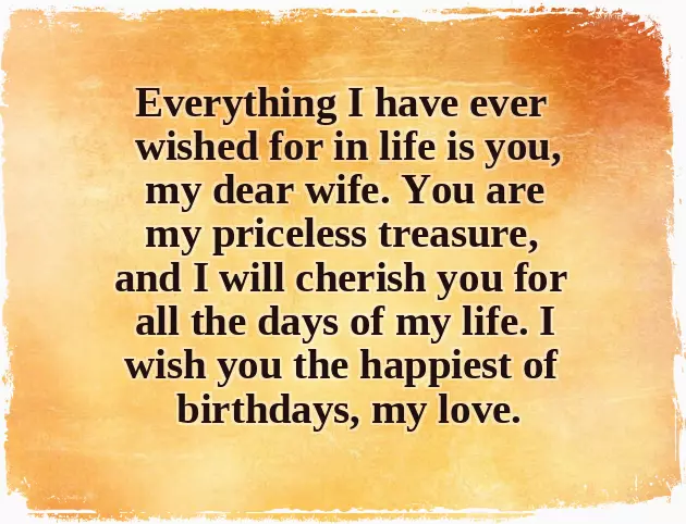 Sweet Birthday Wish For Wife Sweet Birthday Wish For Wife