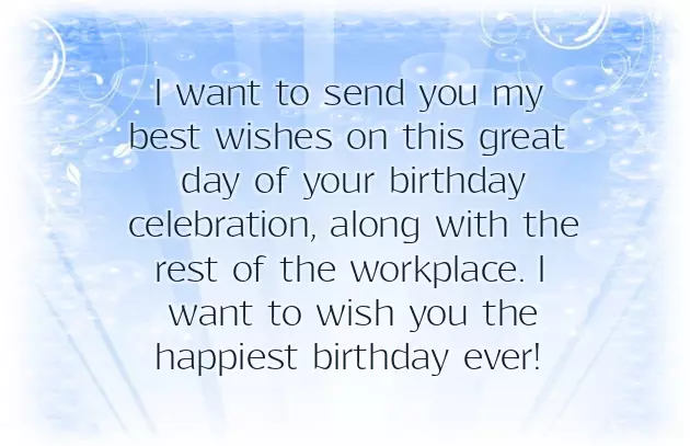 Happy Birthday Wishes To The Boss