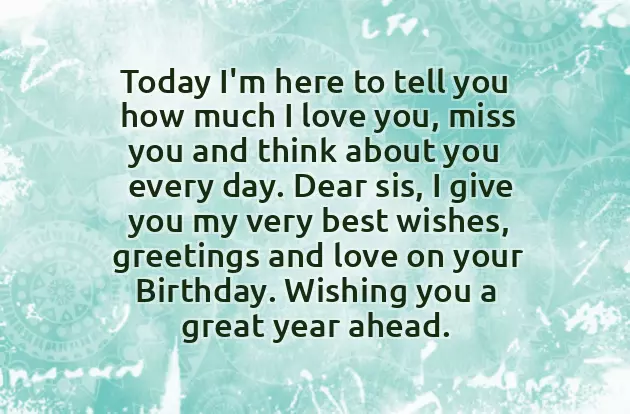 Happy Birthday Wishes My Lovely Sister