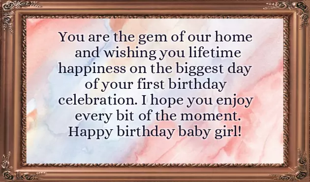 Birthday Wishes To A Little Baby Girl