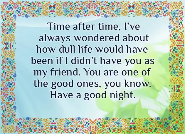 Good Night Wish For A Friend