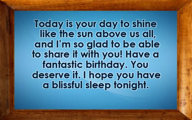 Good Night With Birthday Wishes