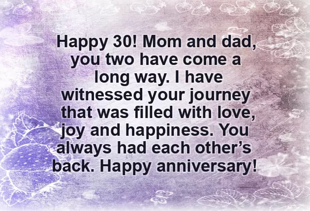 Marriage Anniversary Wishes For Dad And Mom