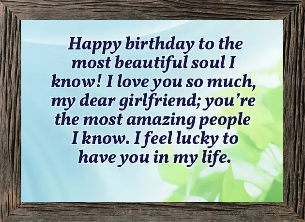 Birthday Wishes Letter For Girlfriend