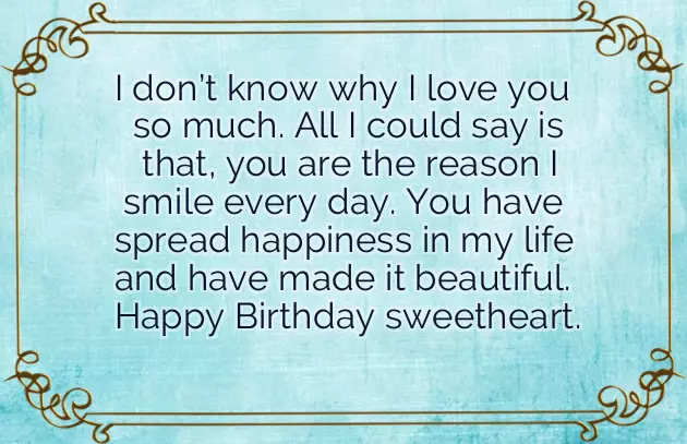 Birthday Wishes For Girlfriend Text