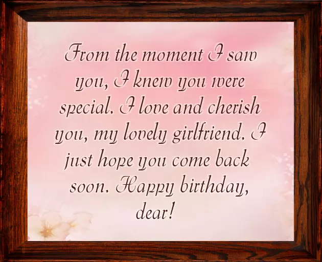 Girlfriend Special Birthday Wishes