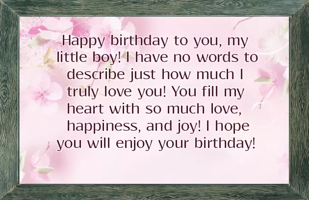 Birthday Wishes For A Baby Boy On 2Nd Birthday