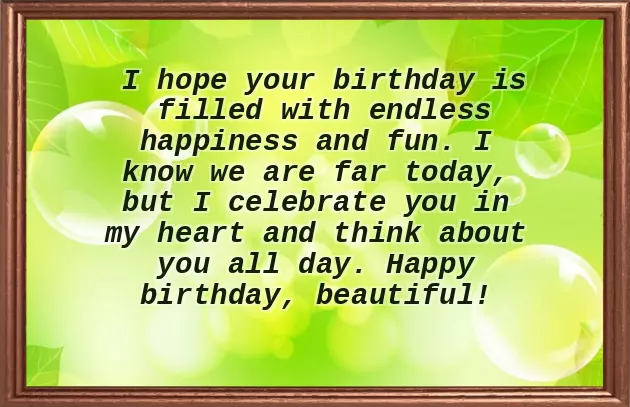 Birthday Wishes For Girlfriend With Love