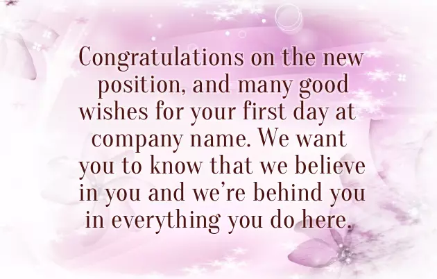 Wish You All The Best In Your New Venture