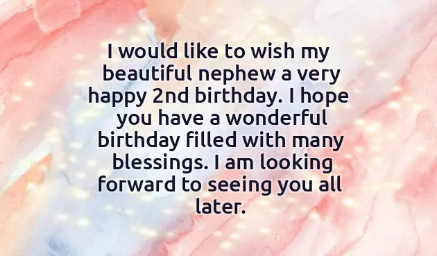Happy Birthday Wishes Little Nephew